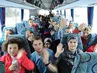 Doprava autobusem až k hotelu ADLER
