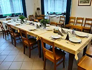 Jídelna pro skupinové pobyty – Hotel ADLER